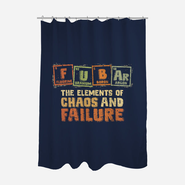 The Elements Of Chaos And Failure-None-Polyester-Shower Curtain-kg07