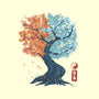 Yin Yang Tree-None-Glossy-Sticker-IKILO