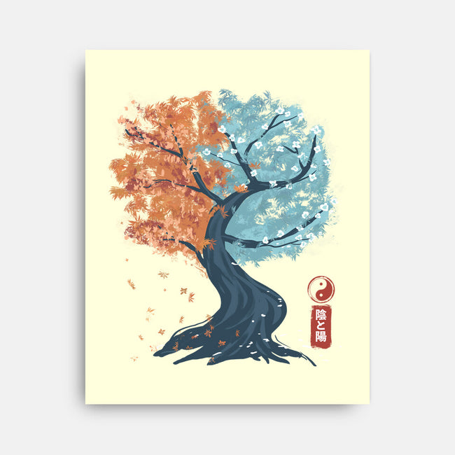 Yin Yang Tree-None-Stretched-Canvas-IKILO