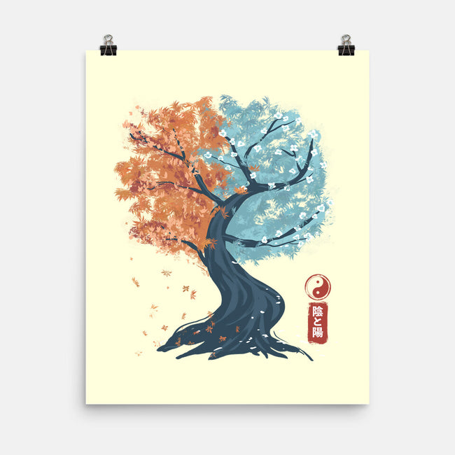 Yin Yang Tree-None-Matte-Poster-IKILO