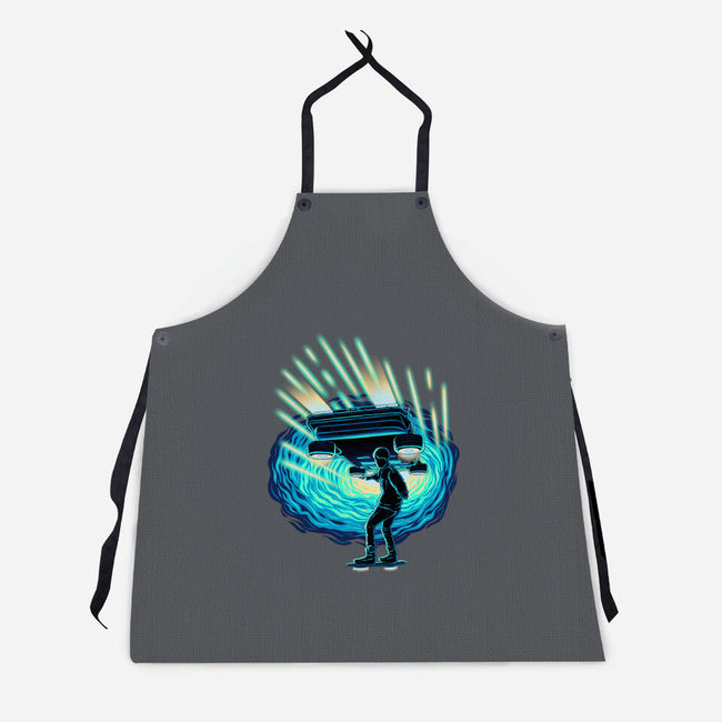 Time Surfing-Unisex-Kitchen-Apron-rmatix