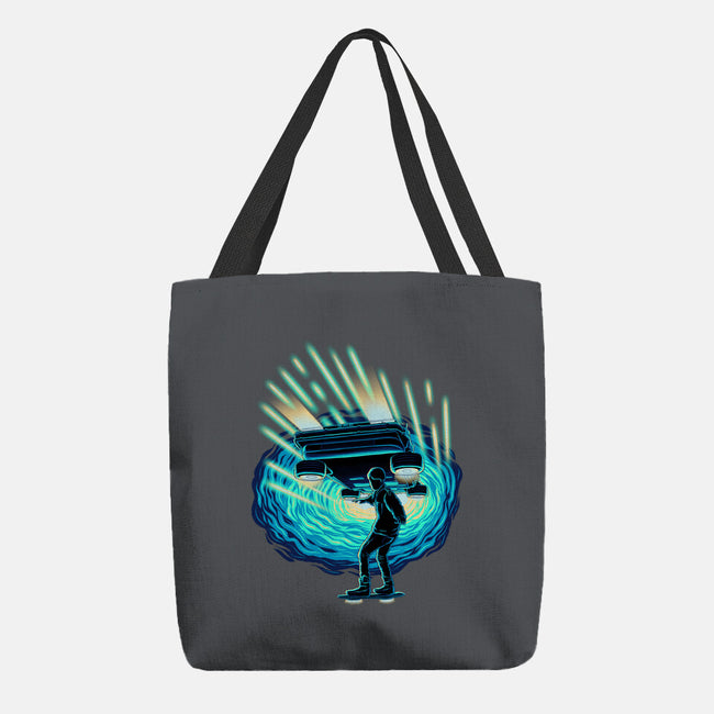 Time Surfing-None-Basic Tote-Bag-rmatix