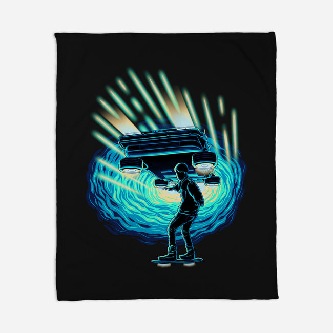 Time Surfing-None-Fleece-Blanket-rmatix