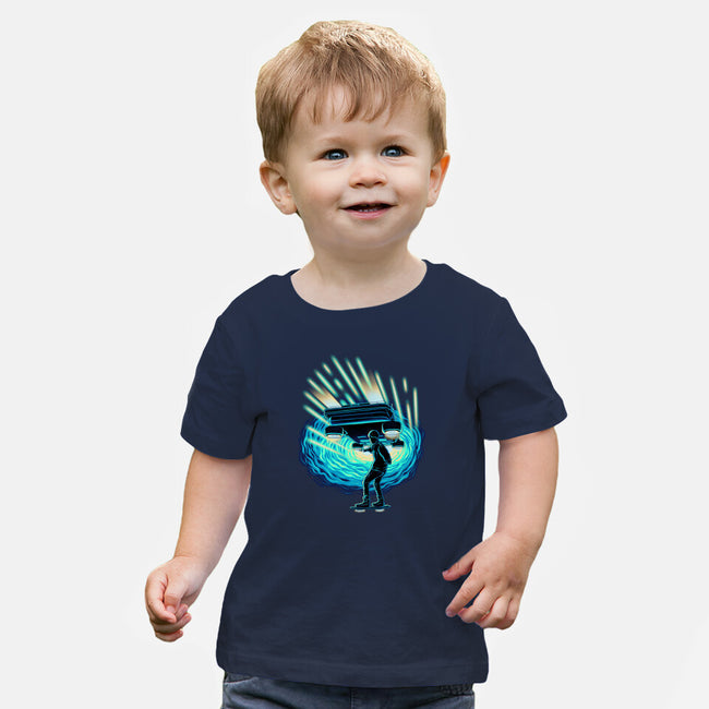 Time Surfing-Baby-Basic-Tee-rmatix