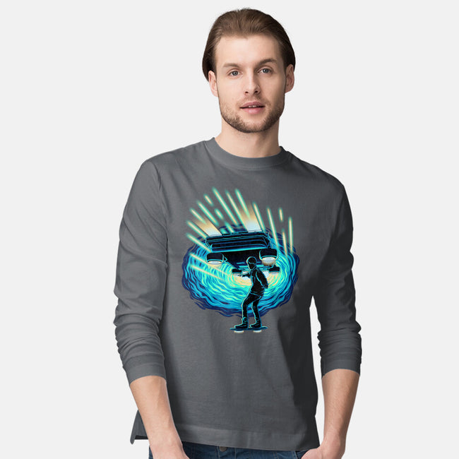 Time Surfing-Mens-Long Sleeved-Tee-rmatix