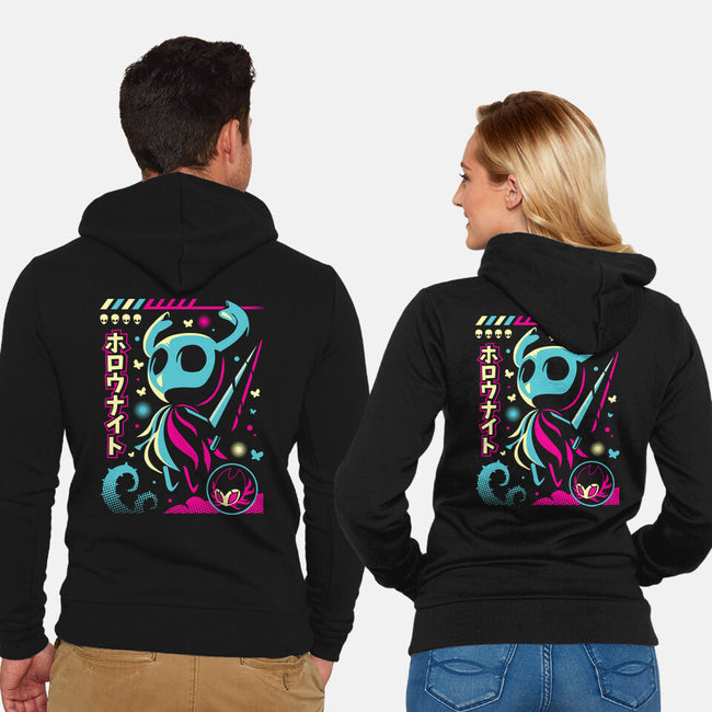 Kawaii Knight-Unisex-Zip-Up-Sweatshirt-arace