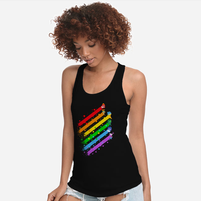 Pride Emotions-Womens-Racerback-Tank-ellr