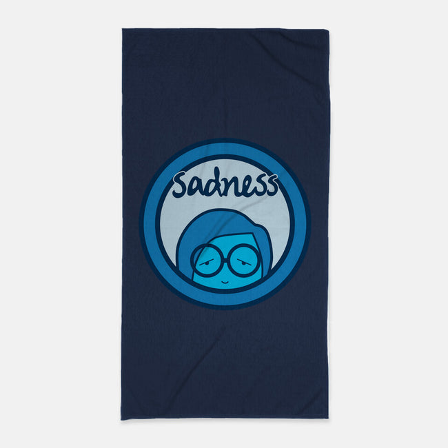 Sadness-None-Beach-Towel-paulagarcia