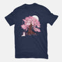 Fox At Sakura Tree-Youth-Basic-Tee-IKILO