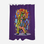 The Mask Kiss-None-Polyester-Shower Curtain-zascanauta