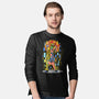 The Mask Kiss-Mens-Long Sleeved-Tee-zascanauta