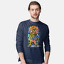 The Mask Kiss-Mens-Long Sleeved-Tee-zascanauta