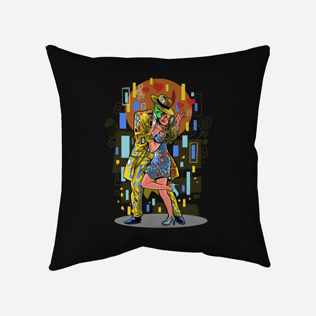 The Mask Kiss-None-Removable Cover-Throw Pillow-zascanauta