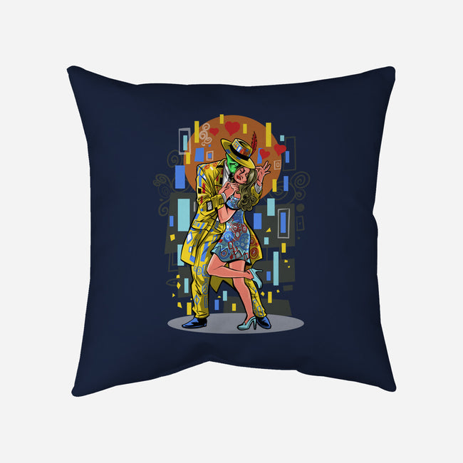 The Mask Kiss-None-Removable Cover-Throw Pillow-zascanauta