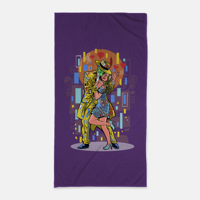 The Mask Kiss-None-Beach-Towel-zascanauta