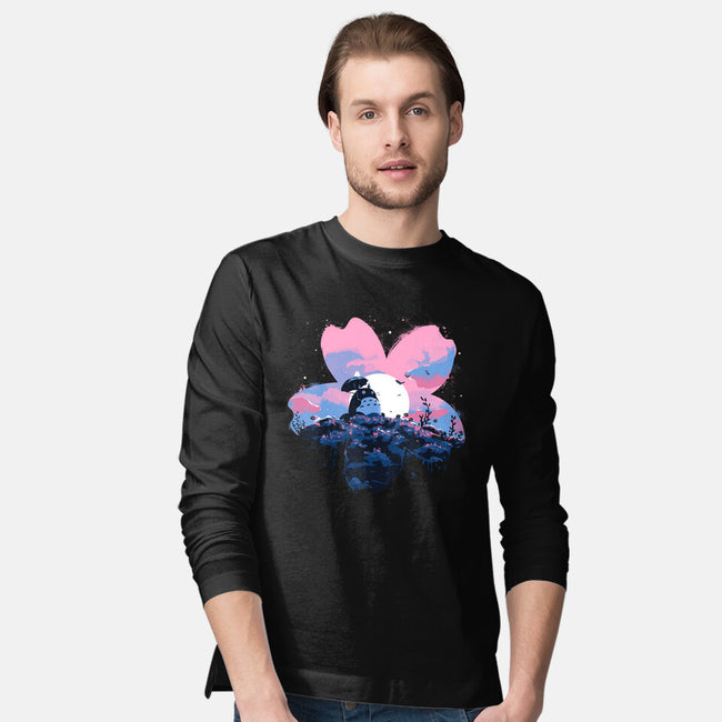 Sakura Spirit-Mens-Long Sleeved-Tee-IKILO