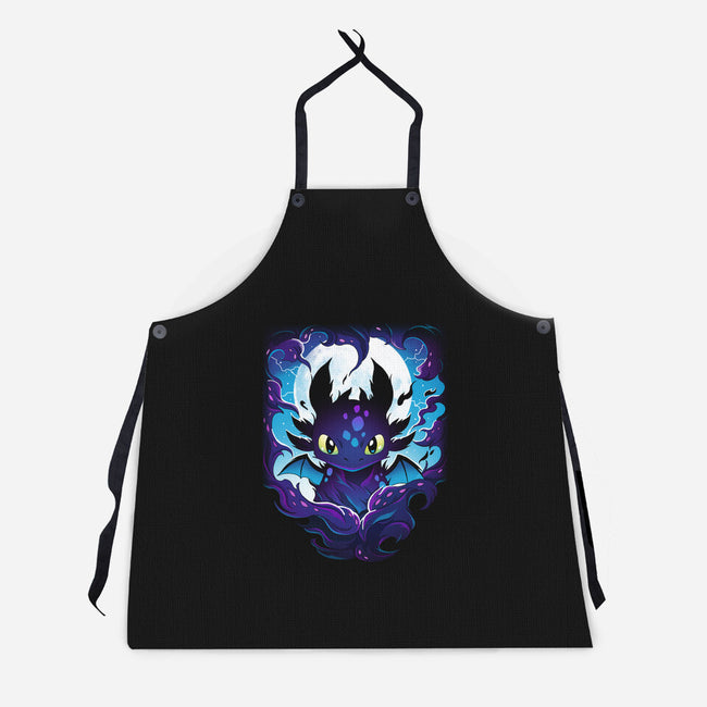 Darkness Dragon-Unisex-Kitchen-Apron-Vallina84