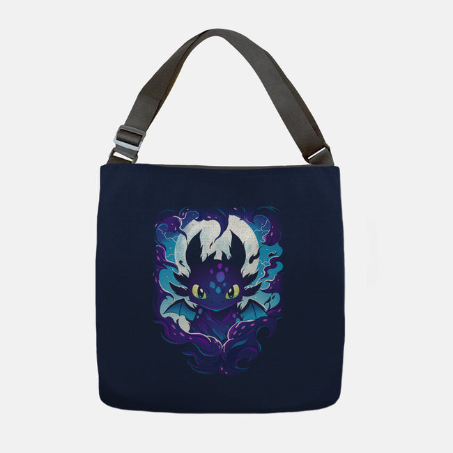 Darkness Dragon-None-Adjustable Tote-Bag-Vallina84