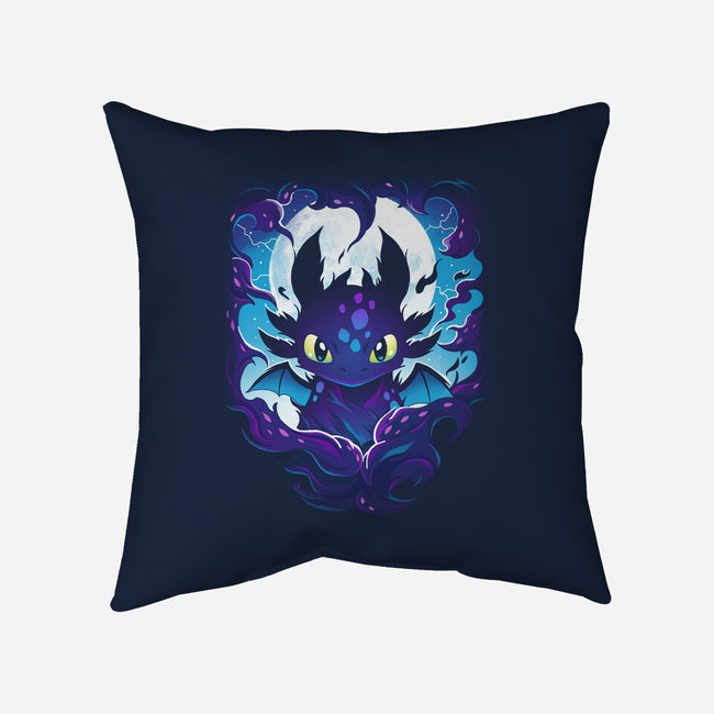 Darkness Dragon-None-Removable Cover-Throw Pillow-Vallina84