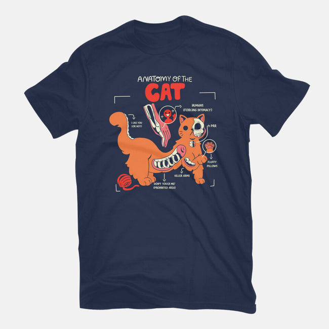 Anatomy Of The Cat-Womens-Basic-Tee-yumie