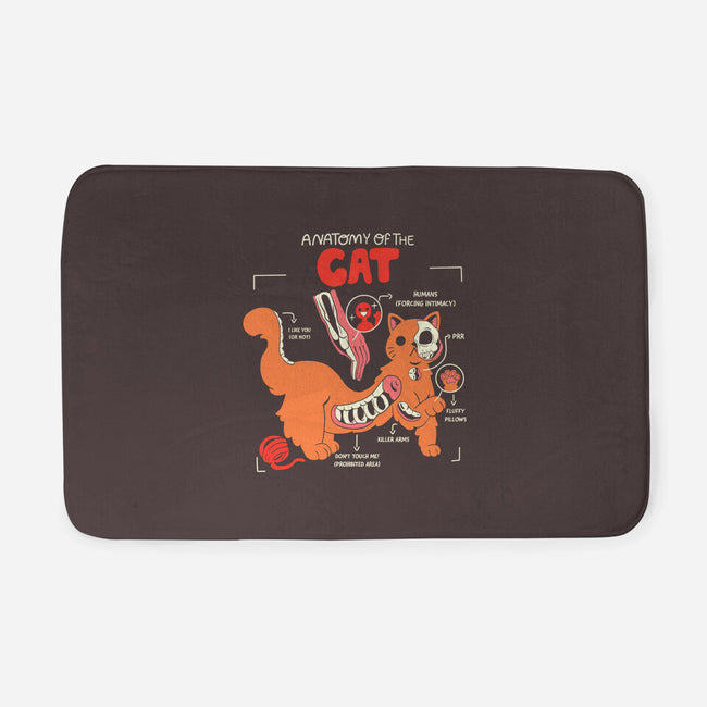 Anatomy Of The Cat-None-Memory Foam-Bath Mat-yumie