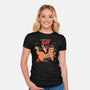 Anatomy Of The Cat-Womens-Fitted-Tee-yumie