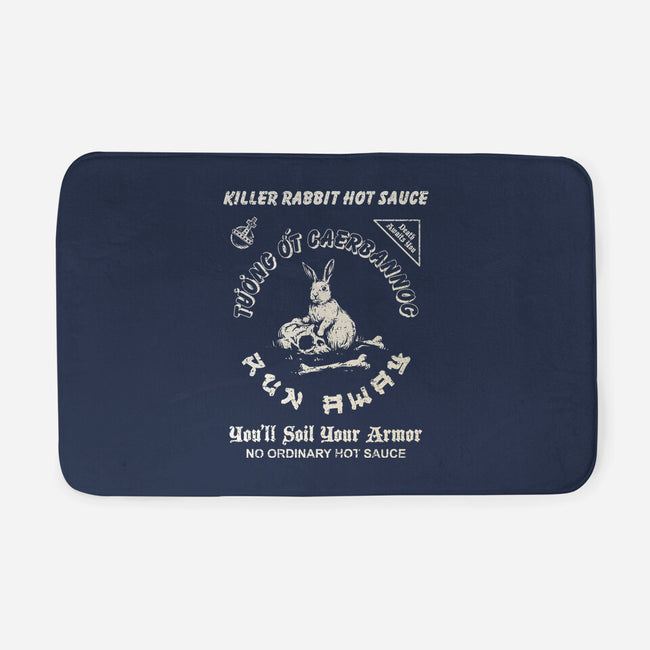 Killer Rabbit Hot Sauce-None-Memory Foam-Bath Mat-kg07