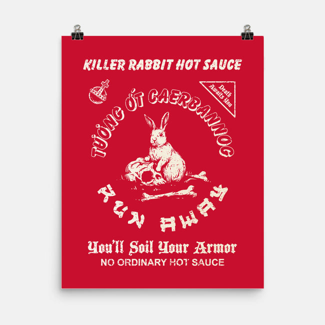 Killer Rabbit Hot Sauce-None-Matte-Poster-kg07