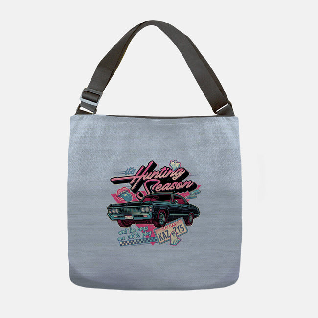 Hunting Season-None-Adjustable Tote-Bag-glitchygorilla