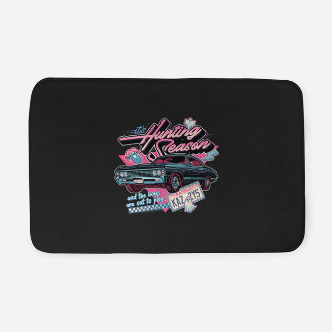 Hunting Season-None-Memory Foam-Bath Mat-glitchygorilla