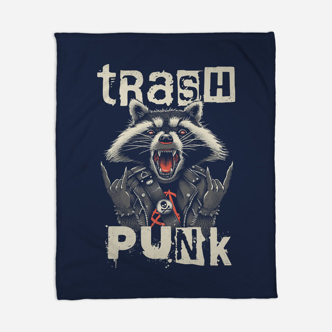 Trasher Punk-None-Fleece-Blanket-vp021