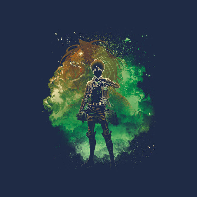 Soul Of The Attack Titan-Womens-Fitted-Tee-Donnie