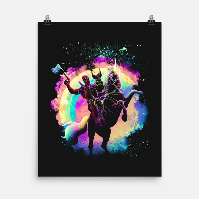 Merc Unicorn-None-Matte-Poster-Donnie