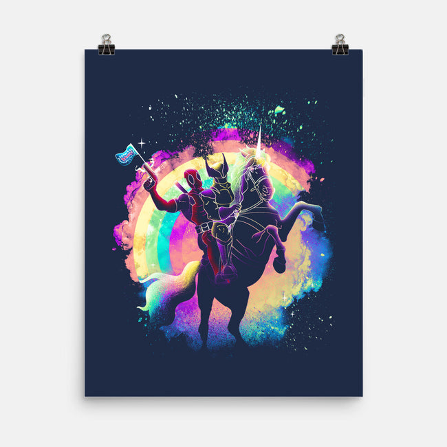 Merc Unicorn-None-Matte-Poster-Donnie