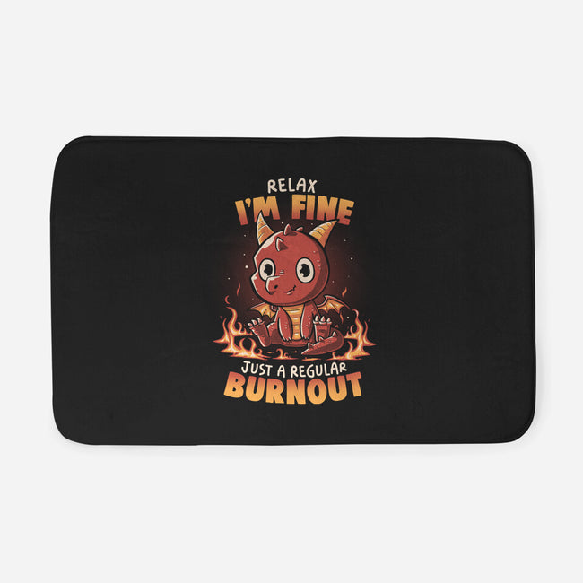 Burnout Dragon-None-Memory Foam-Bath Mat-koalastudio