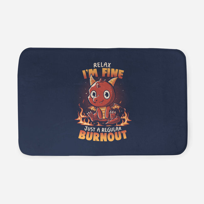 Burnout Dragon-None-Memory Foam-Bath Mat-koalastudio