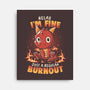 Burnout Dragon-None-Stretched-Canvas-koalastudio