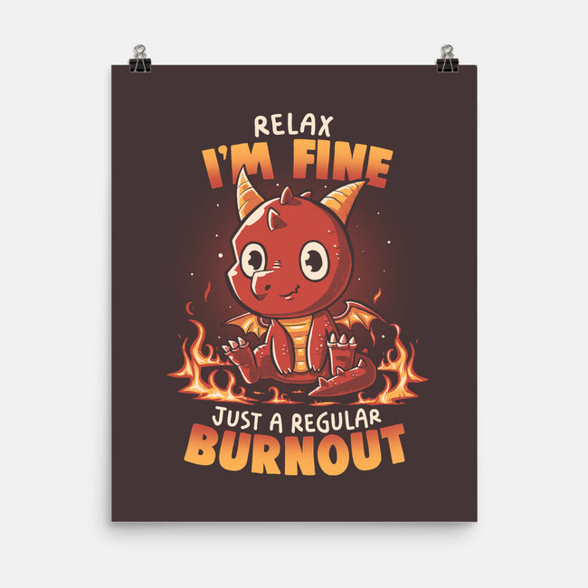 Burnout Dragon-None-Matte-Poster-koalastudio