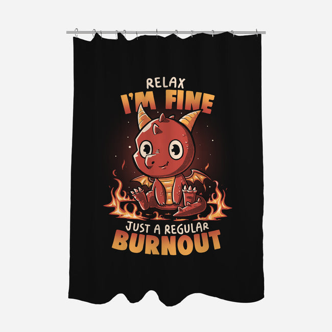 Burnout Dragon-None-Polyester-Shower Curtain-koalastudio