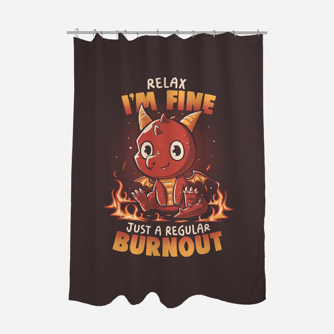 Burnout Dragon-None-Polyester-Shower Curtain-koalastudio