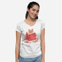 The Problem Is Me-Womens-V-Neck-Tee-yumie