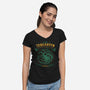 Team Green-Womens-V-Neck-Tee-teesgeex