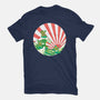 The Great Wave Of Cowabunga-Unisex-Basic-Tee-dalethesk8er