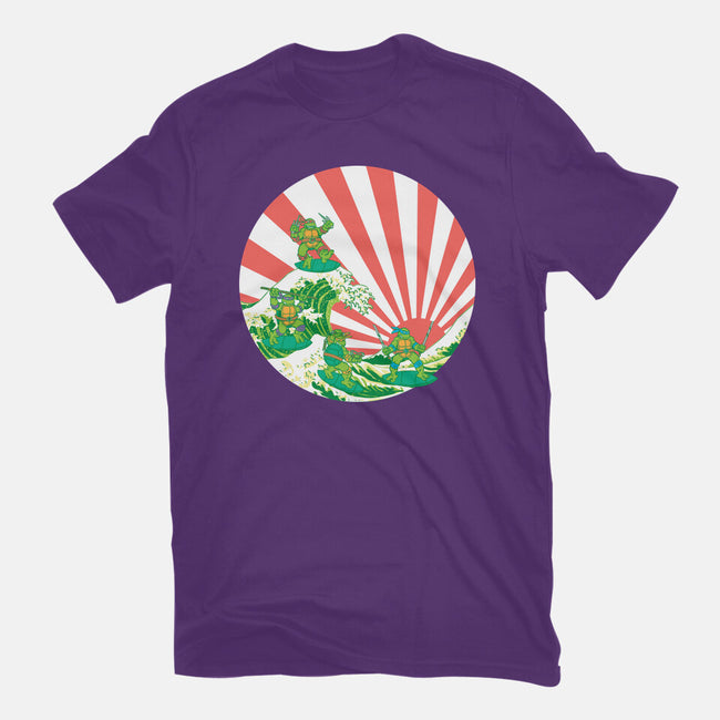 The Great Wave Of Cowabunga-Youth-Basic-Tee-dalethesk8er