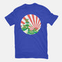 The Great Wave Of Cowabunga-Unisex-Basic-Tee-dalethesk8er