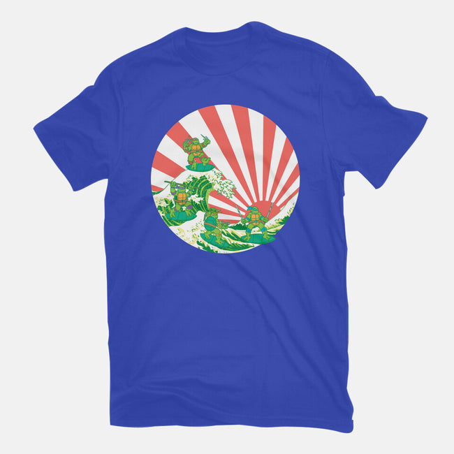 The Great Wave Of Cowabunga-Mens-Premium-Tee-dalethesk8er