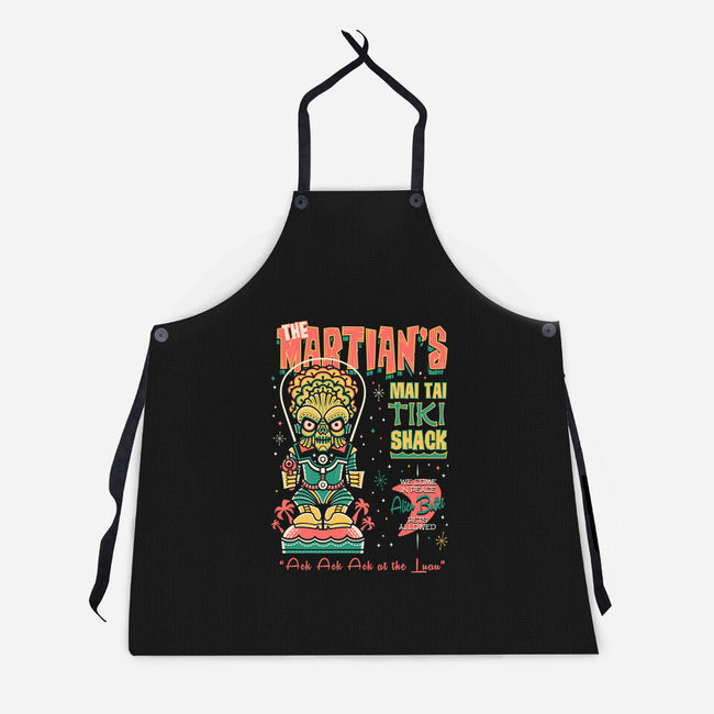 Martian Mai Tai-Unisex-Kitchen-Apron-Nemons