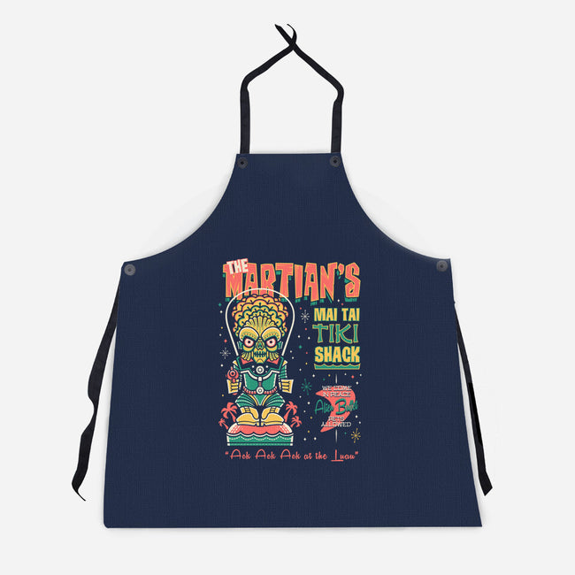 Martian Mai Tai-Unisex-Kitchen-Apron-Nemons