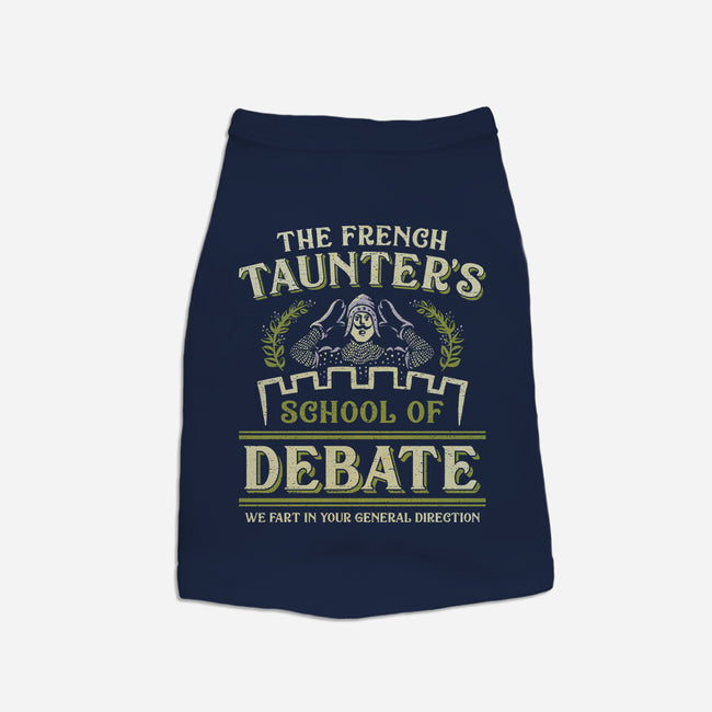 Taunter's Debate School-Dog-Basic-Pet Tank-kg07