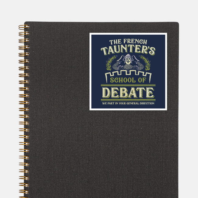 Taunter's Debate School-None-Glossy-Sticker-kg07